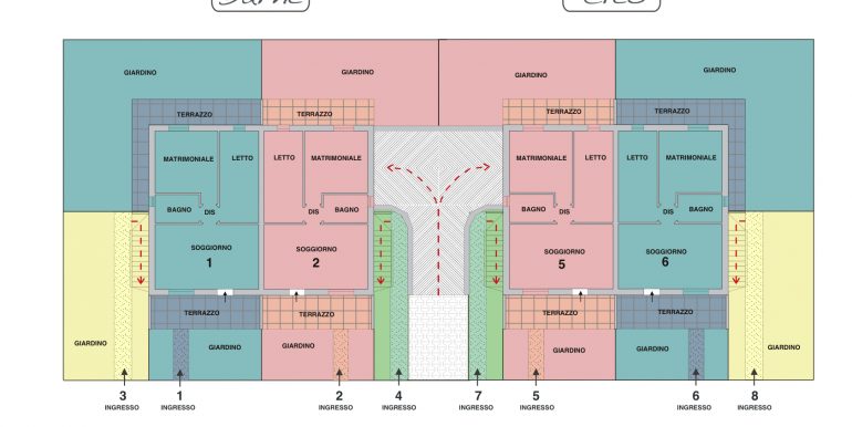 Appartamento al piano terra in costruzione a Cervia