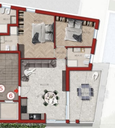 Appartamento nuovo zona porto canale